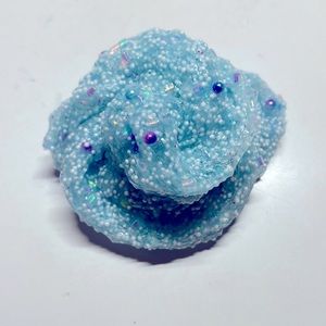 Mermaid pearl foam beaded slime (super crunchy)